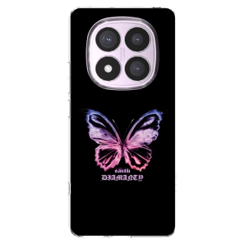 Picasee silikonový průhledný obal pro Xiaomi Redmi Note 14 Pro 5G - Diamanty Purple