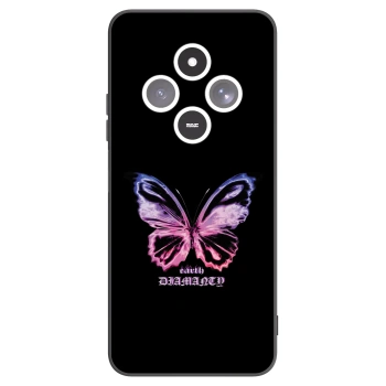 Picasee silikonový černý obal pro Xiaomi Redmi 14C - Diamanty Purple