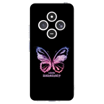 Picasee silikonový průhledný obal pro Xiaomi Redmi 14C - Diamanty Purple