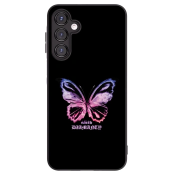 Picasee silikonový černý obal pro Samsung Galaxy A16 5G - Diamanty Purple