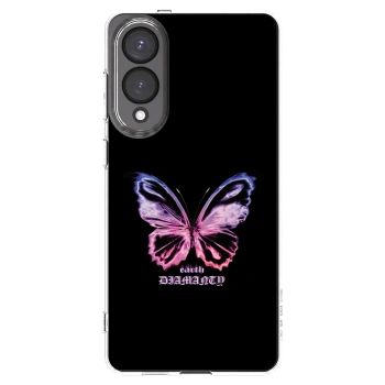 Picasee silikonový průhledný obal pro Samsung Galaxy S25 Edge 5G - Diamanty Purple