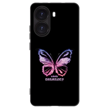 Picasee silikonový černý obal pro Xiaomi Poco X7 Pro 5G - Diamanty Purple