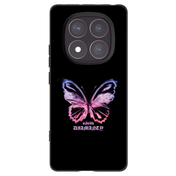 Picasee silikonový černý obal pro Xiaomi Redmi Note 14 Pro 4G - Diamanty Purple