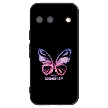 Picasee silikonový černý obal pro Google Pixel 9 - Diamanty Purple