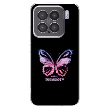 Picasee silikonový průhledný obal pro Xiaomi 15 - Diamanty Purple