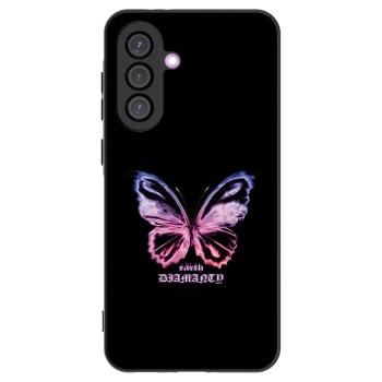 Picasee silikonový černý obal pro Samsung Galaxy A56 5G A566B - Diamanty Purple