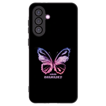 Picasee silikonový černý obal pro Samsung Galaxy A36 5G - Diamanty Purple