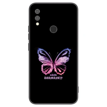 Picasee silikonový černý obal pro Xiaomi Redmi Note 7 - Diamanty Purple