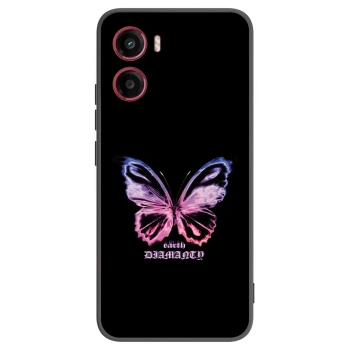Picasee silikonový černý obal pro Motorola Moto G05 - Diamanty Purple