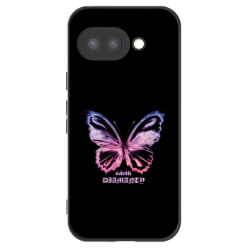 Picasee silikonový černý obal pro Google Pixel 9a - Diamanty Purple