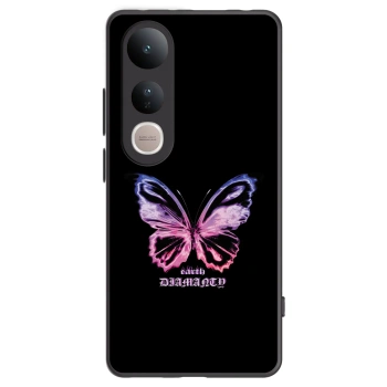 Picasee silikonový černý obal pro Vivo V50 Lite 5G - Diamanty Purple