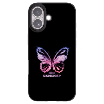Picasee silikonový černý obal pro Apple iPhone 17 - Diamanty Purple