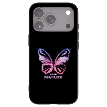 Picasee silikonový černý obal pro Apple iPhone 17 Pro - Diamanty Purple