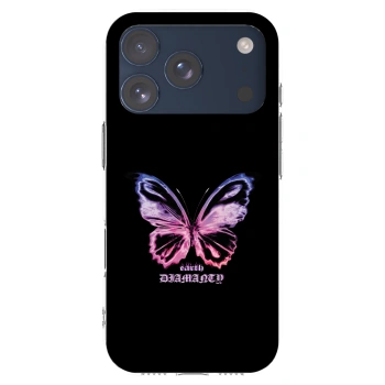 Picasee silikonový průhledný obal pro Apple iPhone 17 Pro - Diamanty Purple