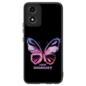 Obal pro Motorola Moto E14 - Diamanty Purple