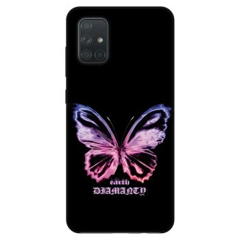 Obal pro Samsung Galaxy A71 A715F - Diamanty Purple