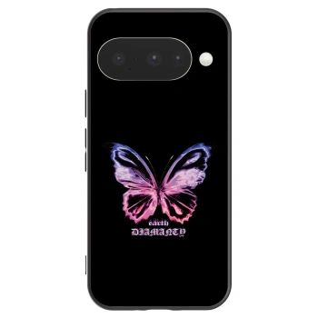 Picasee silikonový černý obal pro Google Pixel 10 - Diamanty Purple