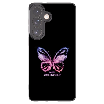 Picasee silikonový černý obal pro Samsung Galaxy S26+ - Diamanty Purple