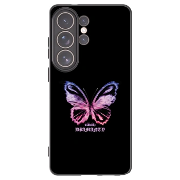 Picasee silikonový černý obal pro Samsung Galaxy S26 Ultra - Diamanty Purple