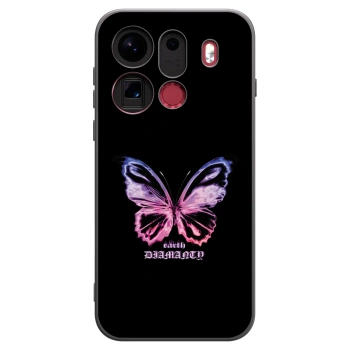 Picasee silikonový černý obal pro OPPO Find X9 Pro - Diamanty Purple