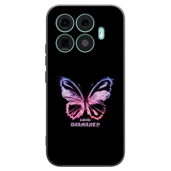 Picasee silikonový černý obal pro Xiaomi 17T - Diamanty Purple