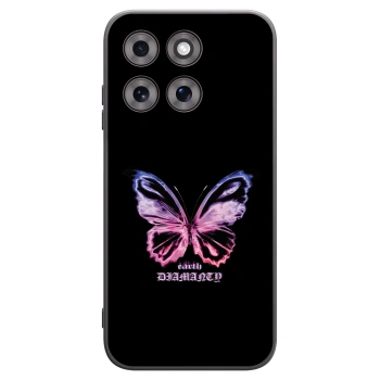 Picasee silikonový černý obal pro Motorola Moto G77 - Diamanty Purple