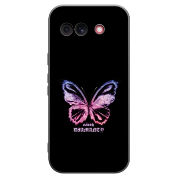 Picasee silikonový černý obal pro Google Pixel 10a - Diamanty Purple