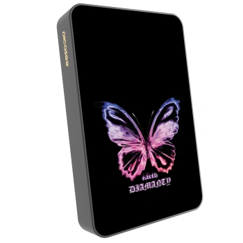 Picasee Powerbanka s MagSafe 10 000 mAh Šedá - Diamanty Purple