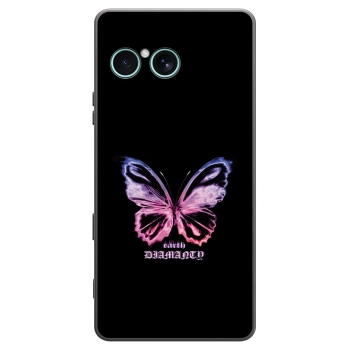 Picasee silikonový černý obal pro Sony Xperia 10 VII - Diamanty Purple