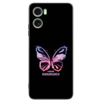 Picasee silikonový černý obal pro Motorola Moto G06 - Diamanty Purple