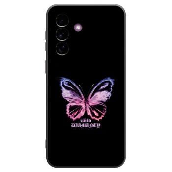 Picasee silikonový černý obal pro Samsung Galaxy A37 - Diamanty Purple