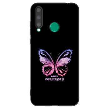 Picasee silikonový černý obal pro Honor 20 Lite - Diamanty Purple