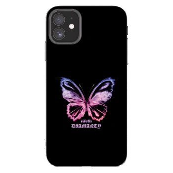 Picasee silikonový průhledný obal pro Apple iPhone 11 - Diamanty Purple