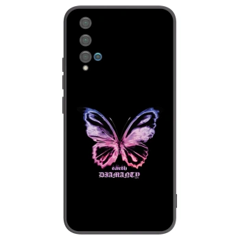 Picasee silikonový černý obal pro Huawei Nova 5T - Diamanty Purple