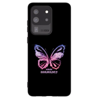 Picasee silikonový černý obal pro Samsung Galaxy S20 Ultra 5G G988F - Diamanty Purple