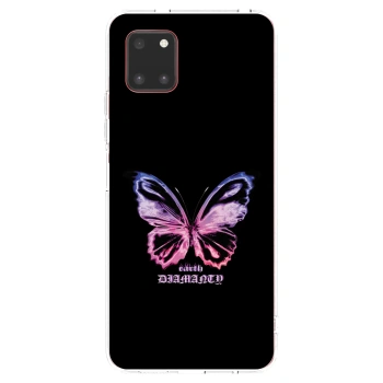 Picasee silikonový průhledný obal pro Samsung Galaxy Note 10 Lite N770F - Diamanty Purple