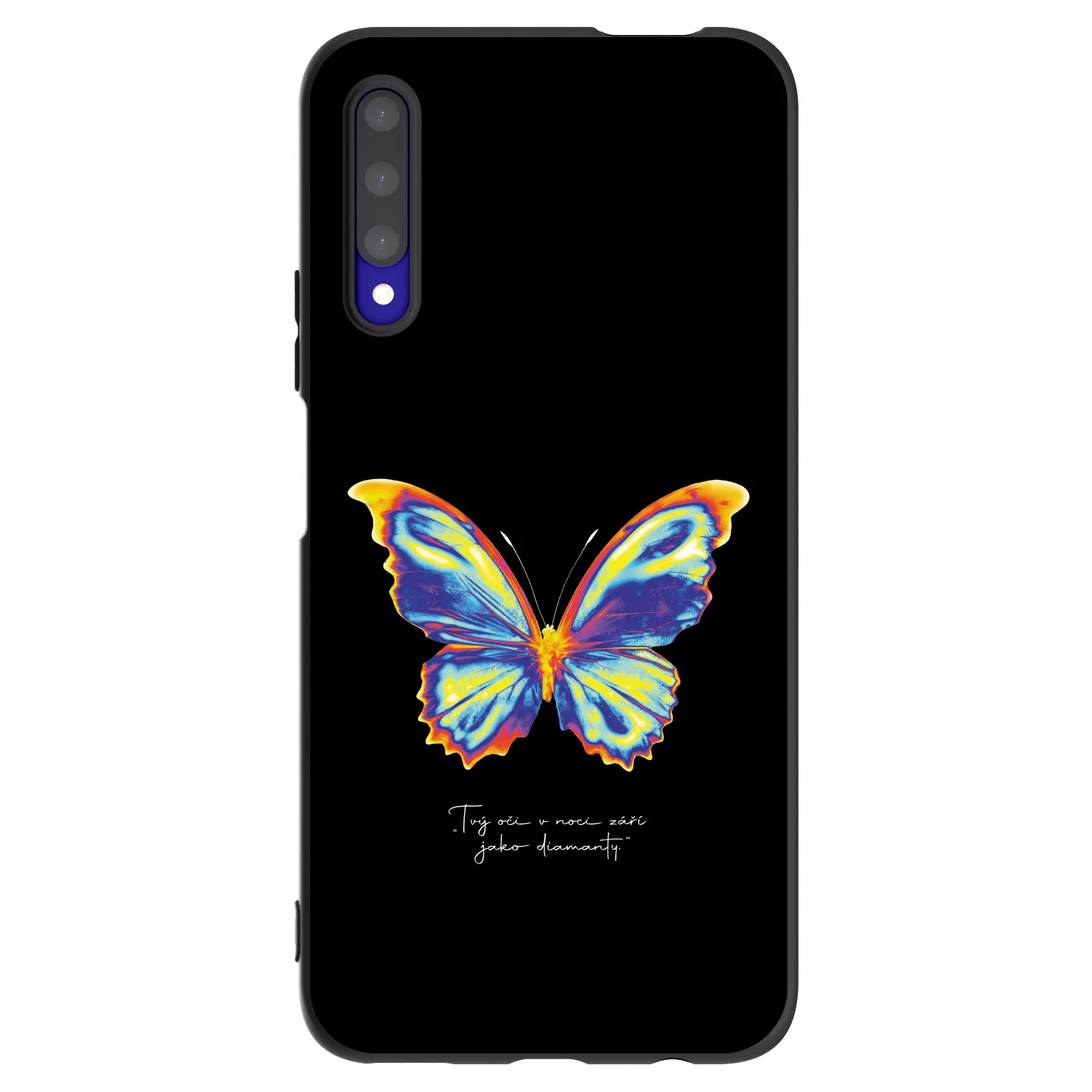 Picasee silikonový černý obal pro Honor 9X Pro - Diamanty Black