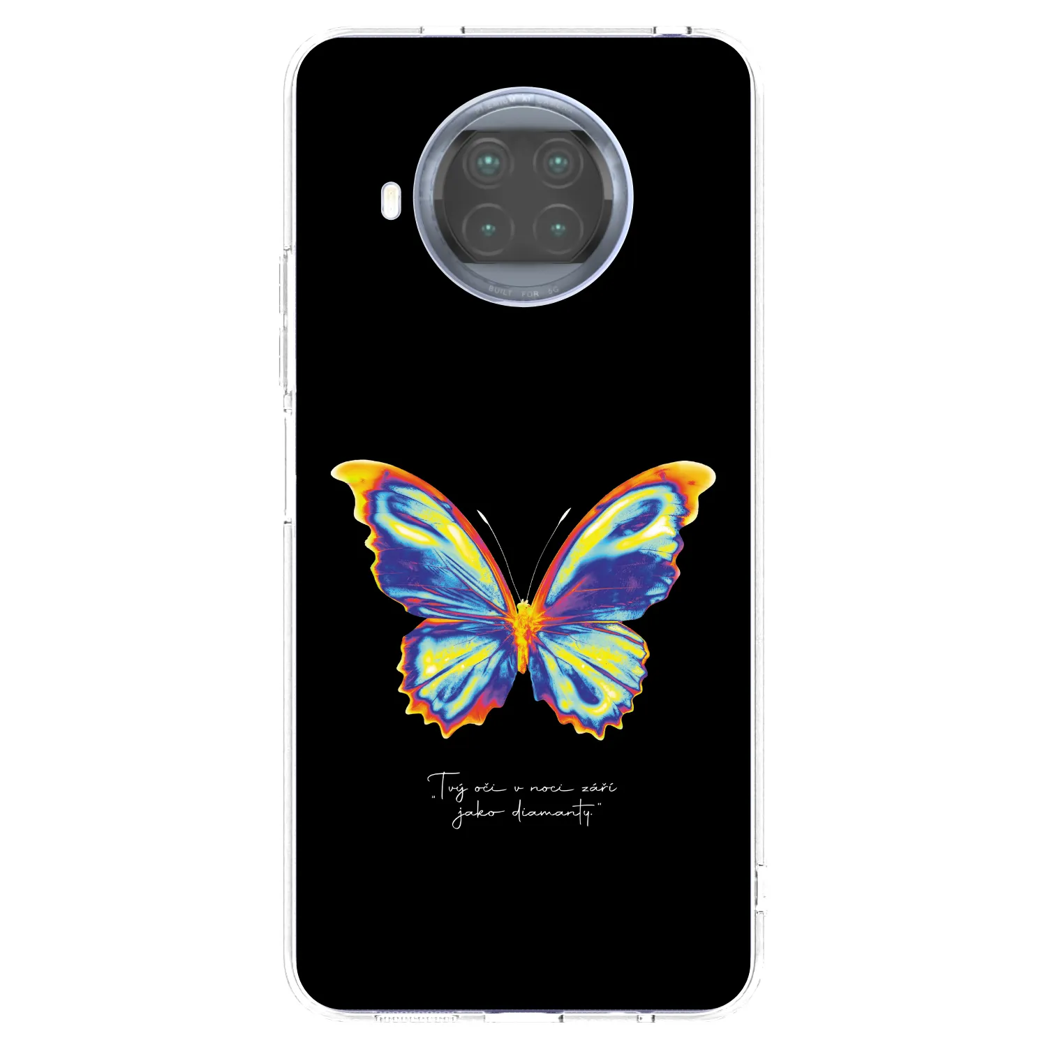 Picasee silikonový průhledný obal pro Xiaomi Mi 10T Lite - Diamanty Black