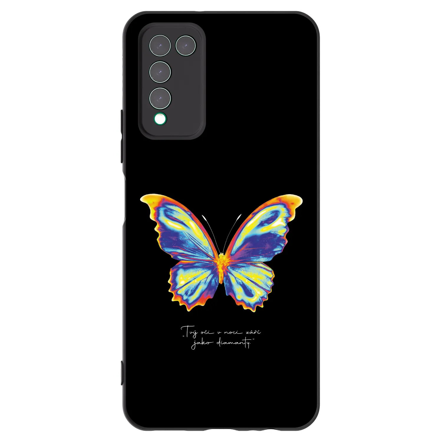 Picasee silikonový černý obal pro Honor 10X Lite - Diamanty Black