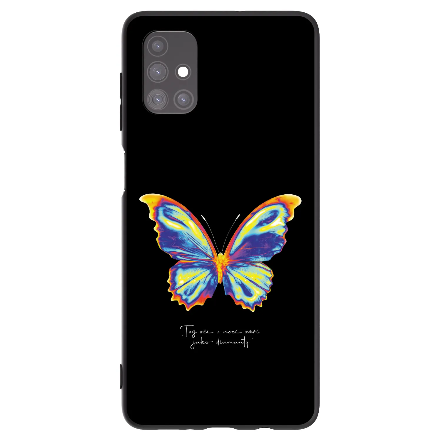 Picasee silikonový černý obal pro Samsung Galaxy M51 M515F - Diamanty Black