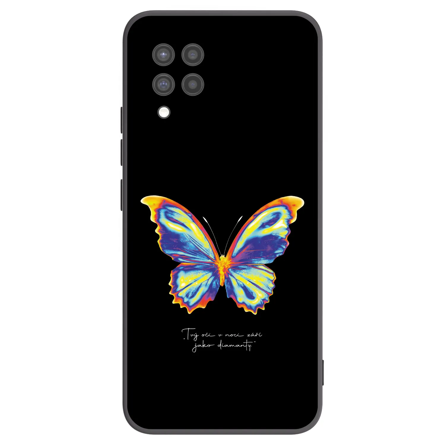 Picasee silikonový černý obal pro Samsung Galaxy A42 A426B - Diamanty Black