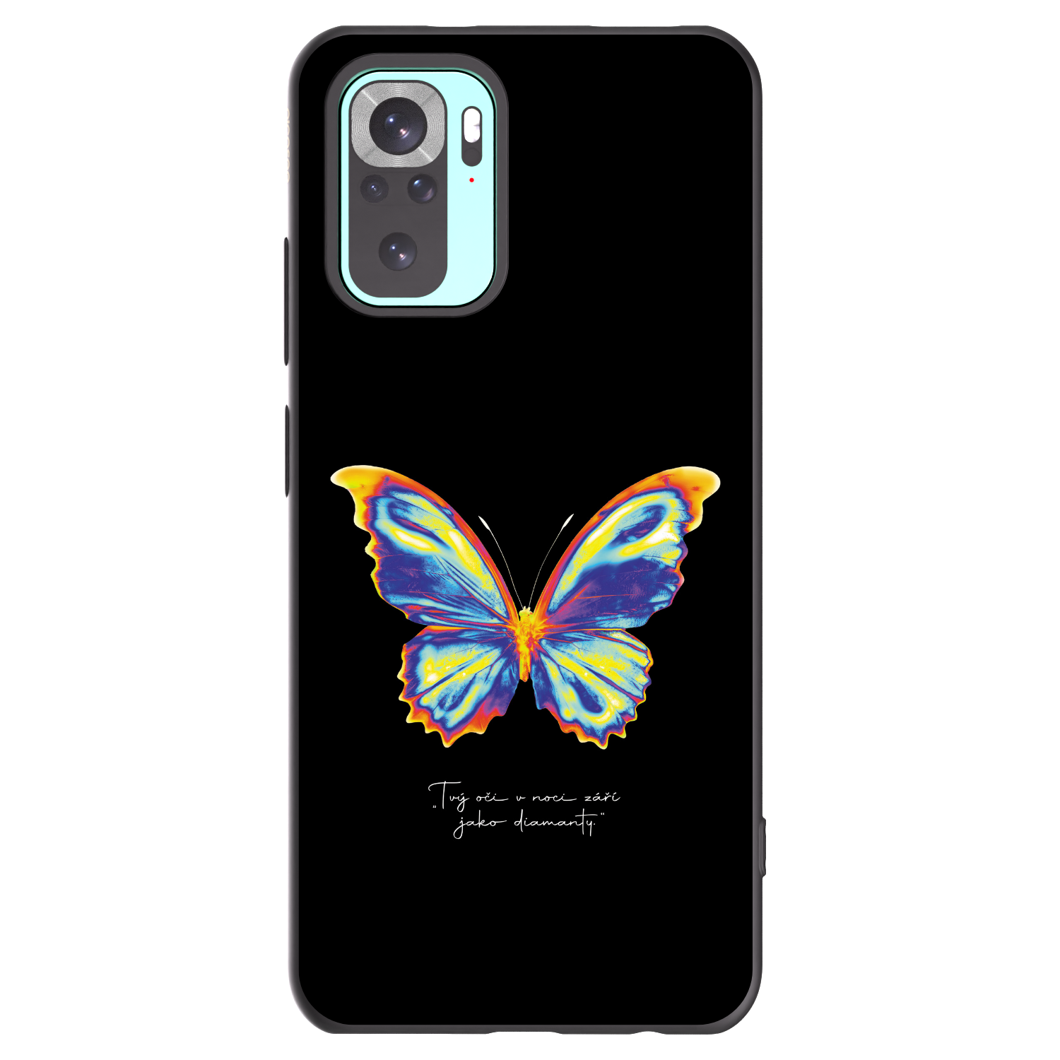 Picasee silikonový černý obal pro Xiaomi Redmi Note 10 Pro - Diamanty Black