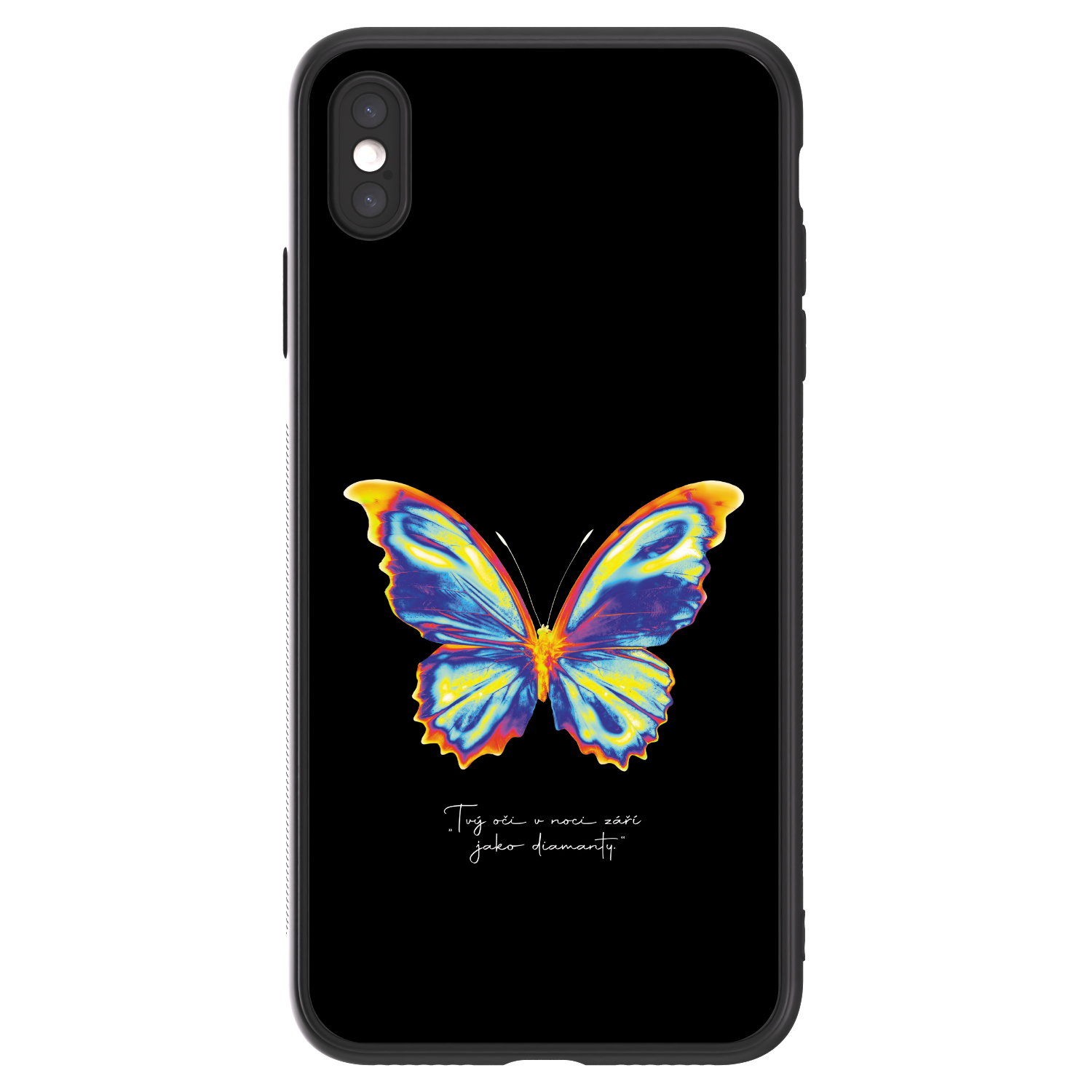 Picasee ULTIMATE CASE pro Apple iPhone XS Max - Diamanty Black