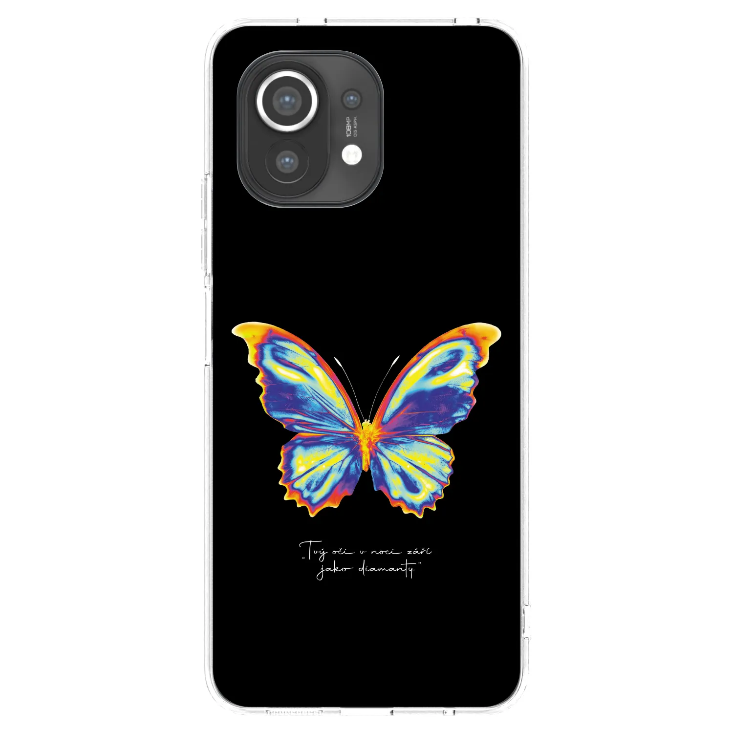 Picasee silikonový průhledný obal pro Xiaomi Mi 11 - Diamanty Black