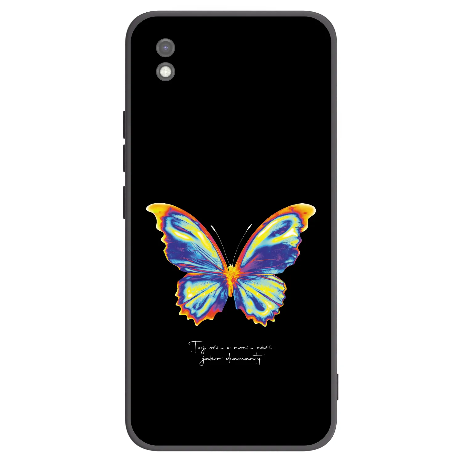 Picasee silikonový černý obal pro Xiaomi Redmi 9AT - Diamanty Black