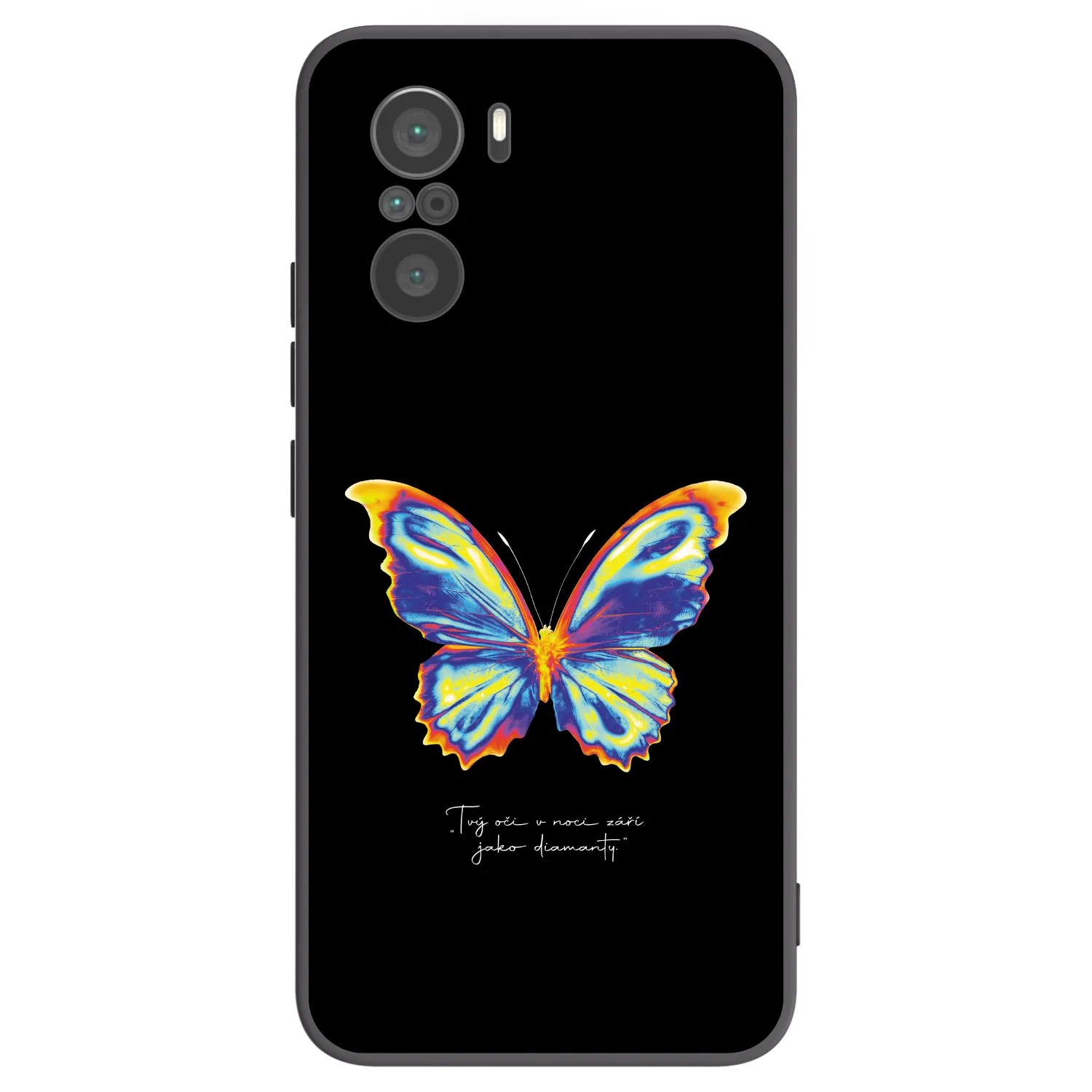 Picasee silikonový černý obal pro Xiaomi Poco F3 - Diamanty Black
