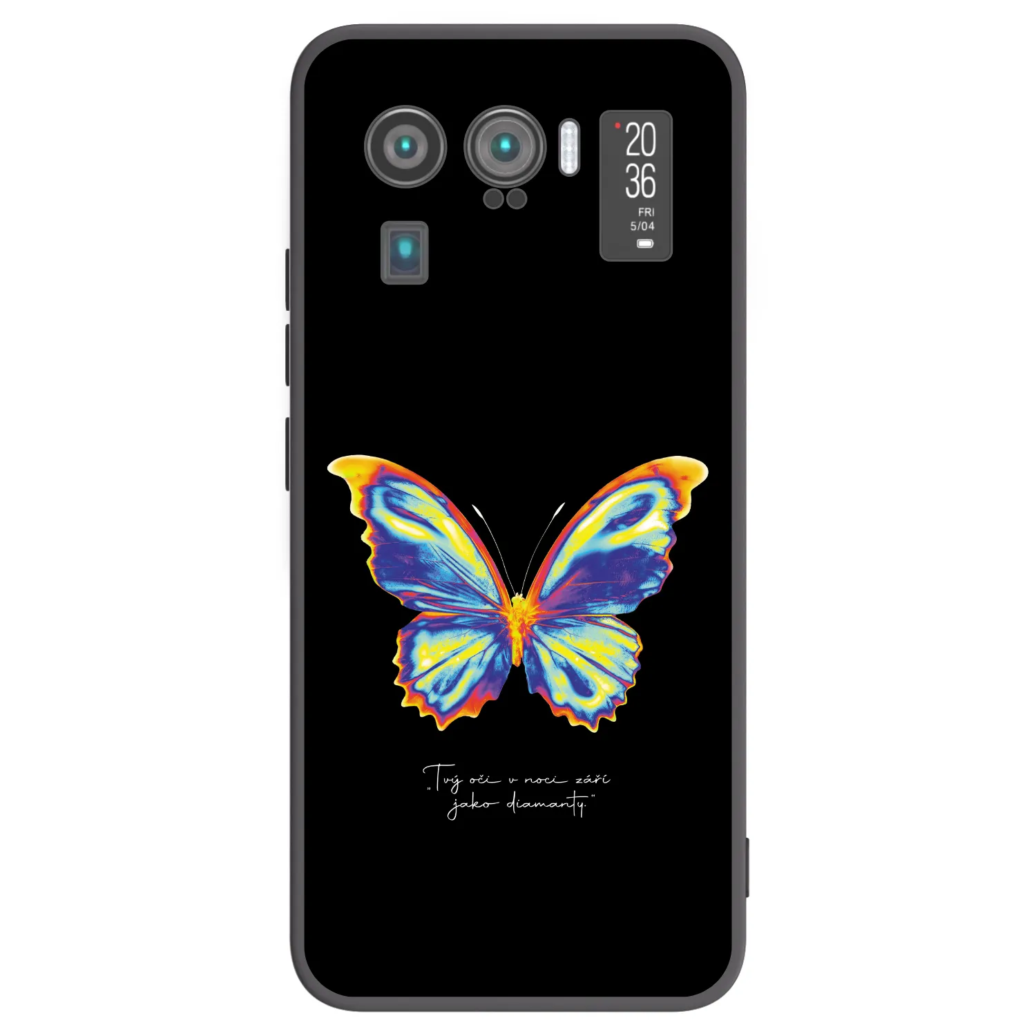 Picasee silikonový černý obal pro Xiaomi Mi 11 Ultra - Diamanty Black