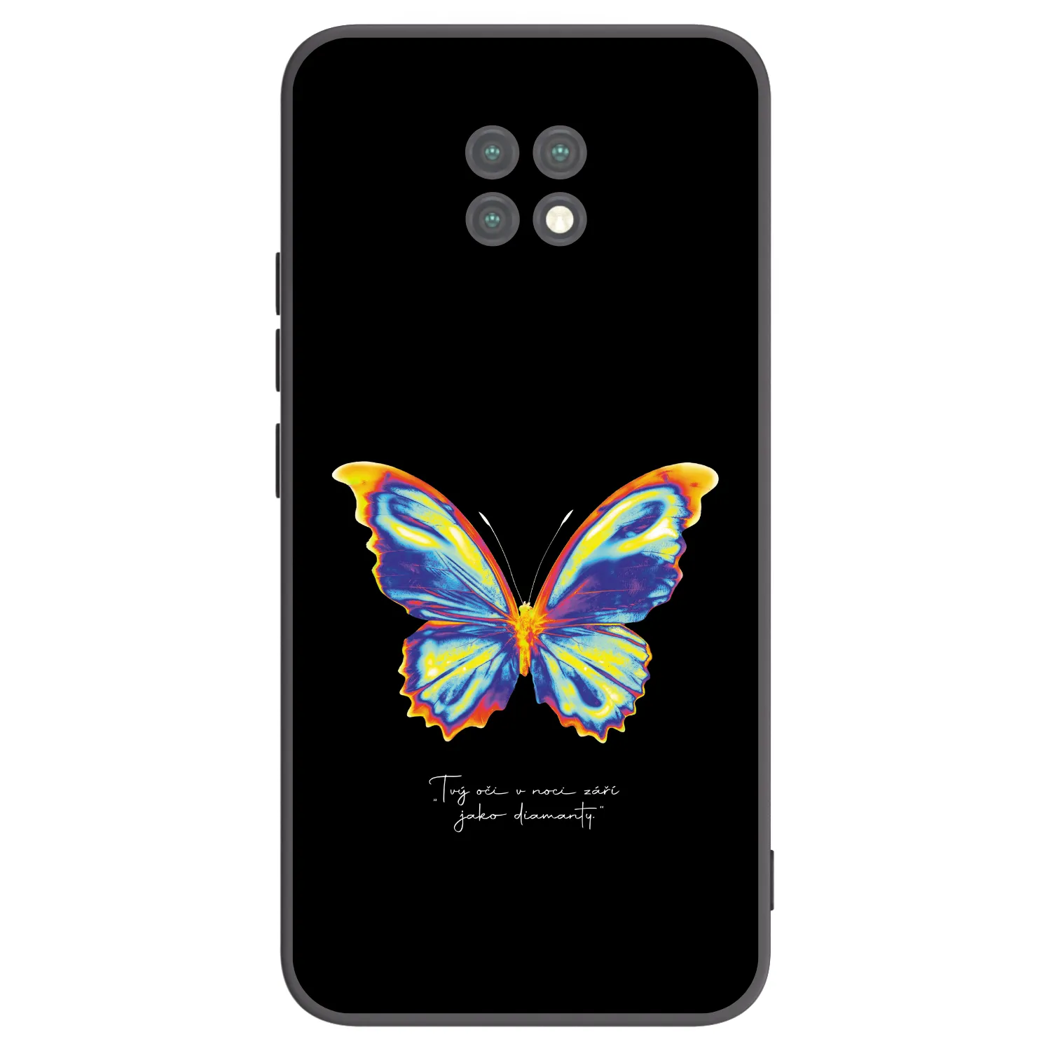Picasee silikonový černý obal pro Xiaomi Redmi Note 9T - Diamanty Black