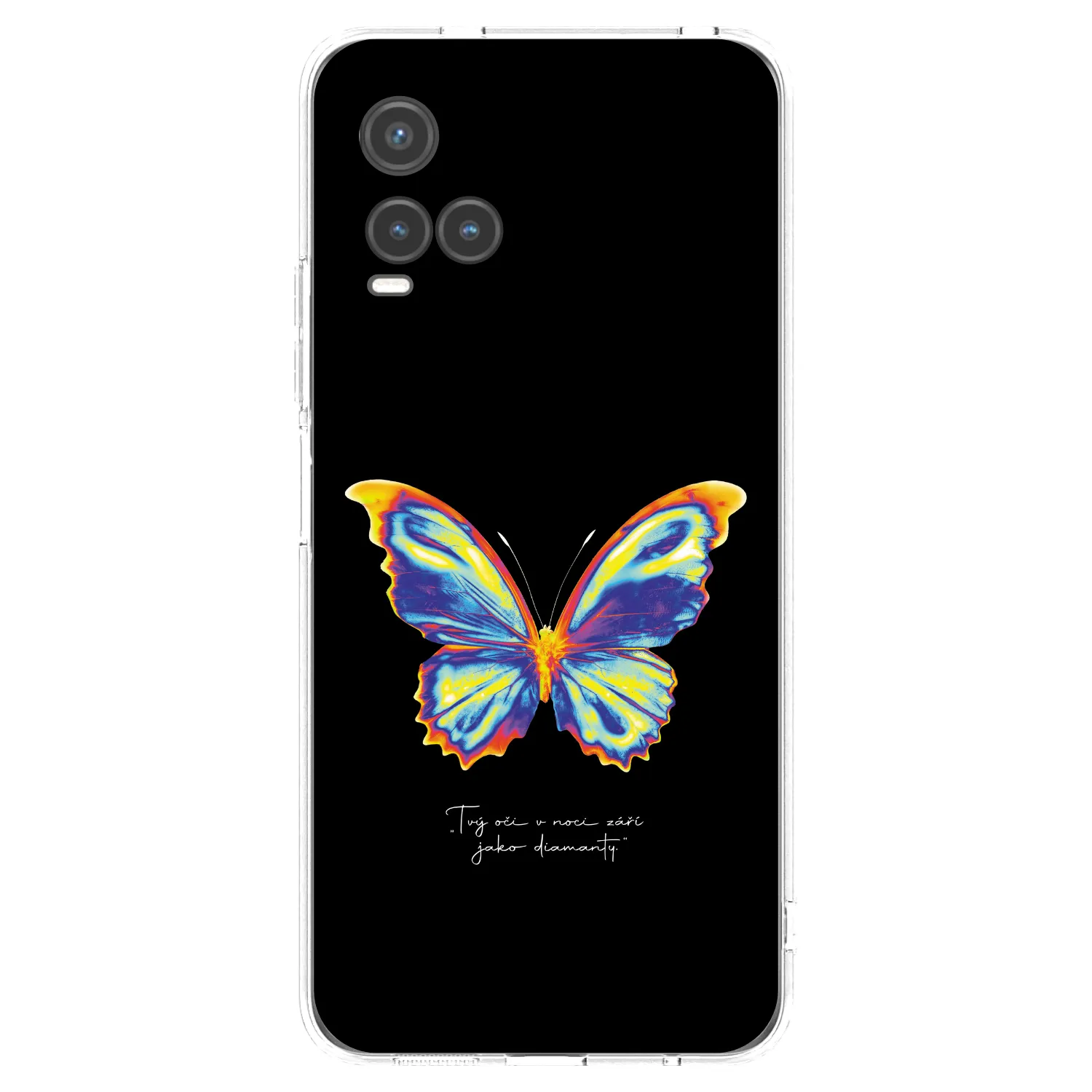 Picasee silikonový průhledný obal pro Vivo Y33s - Diamanty Black