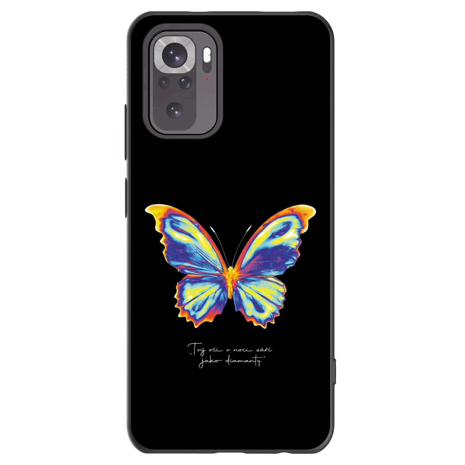 Picasee silikonový černý obal pro Xiaomi Redmi Note 11S 4G - Diamanty Black